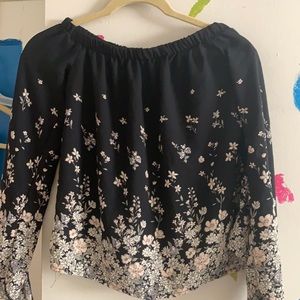 off the shoulder long sleeve